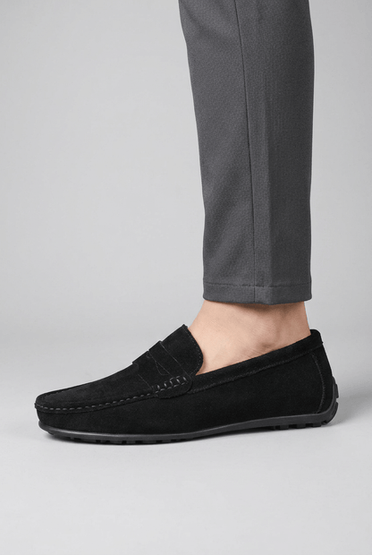 Heren Loafers – Penny Detail, Platte Zool, Casual voor Dagelijks Gebruik