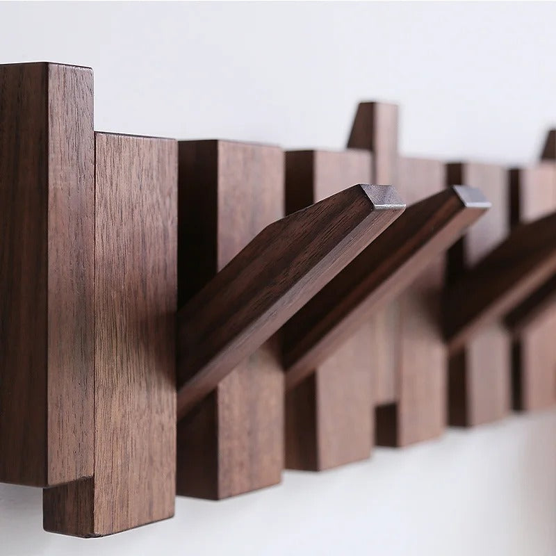 Houten Wandkapstok Piano-Design voor Hal, Woonkamer of Slaapkamer