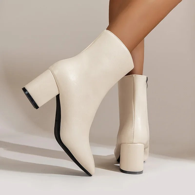 Mirelle – Stijlvolle dameslaarzen met blokhak | Tijdloze elegantie & ultiem comfort