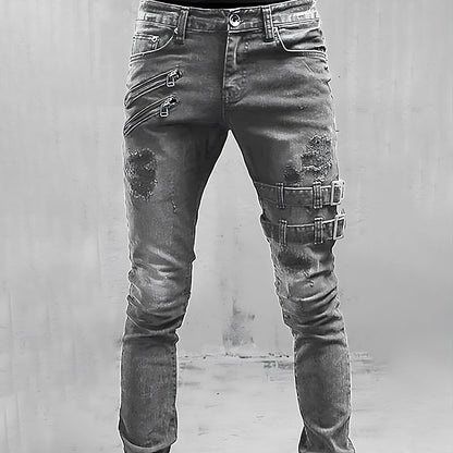 Heren Slim Fit Denim Jeans – Stretch, Casual, Comfortabel voor Dagelijks Gebruik