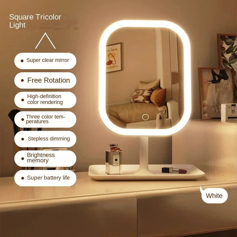 Make-up Spiegel met LED Verlichting, Touch Bediening en 3 Lichttemperaturen