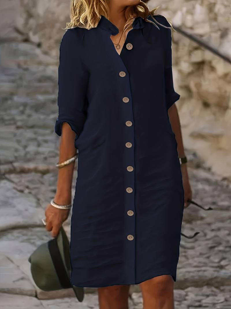 Maelis - Klassieke Shirt Dress
