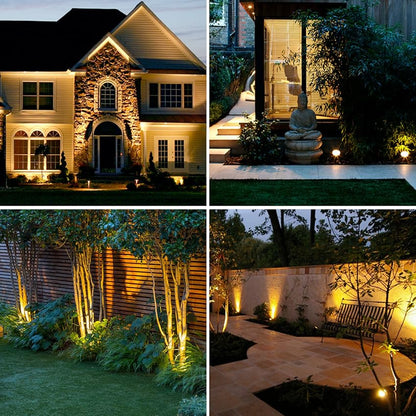 Solar Tuinspot Verstelbaar met LED Verlichting - Waterdicht