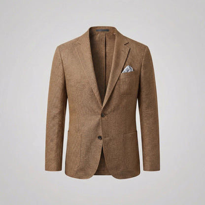 Men's Linen Blazer Jacket | Smart Casual Lightweight Fit Angle
