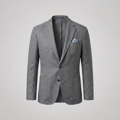 Men's Linen Blazer Jacket | Smart Casual Lightweight Fit View 11