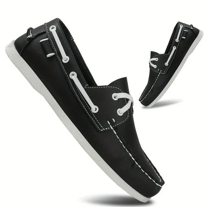 Heren Bootschoenen met Veterdetails en Ronde Neus