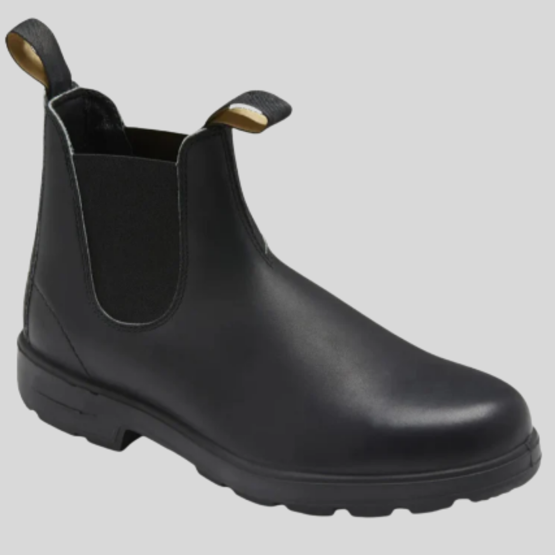 Heren Enkellaarzen Slip-On - Leren Boots Zonder Veters