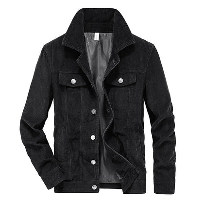 Heren Corduroy Jack Dun Model – Casual Ribfluweel Jas