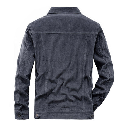 Heren Corduroy Jack Dun Model – Casual Ribfluweel Jas