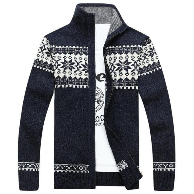 Heren Vest Gevoerd met Fleece – Winterjas Ribgebreid