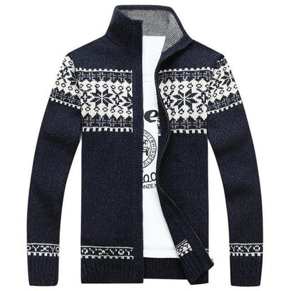 Heren Vest Gevoerd met Fleece – Winterjas Ribgebreid