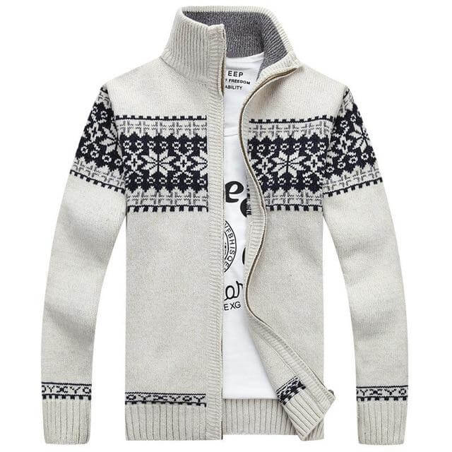 Heren Vest Gevoerd met Fleece – Winterjas Ribgebreid