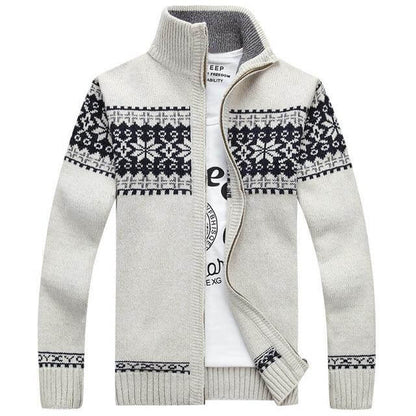 Heren Vest Gevoerd met Fleece – Winterjas Ribgebreid