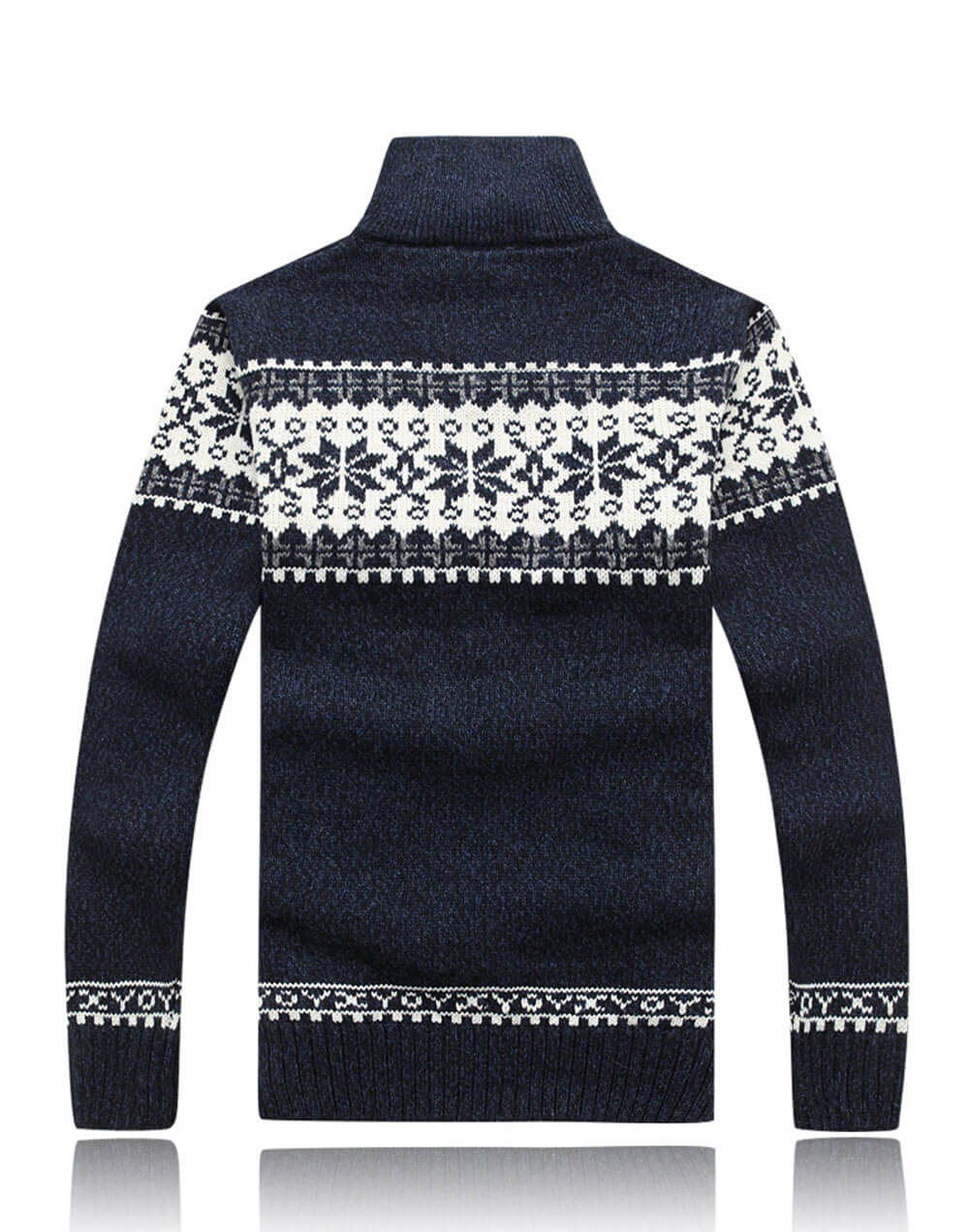 Heren Vest Gevoerd met Fleece – Winterjas Ribgebreid