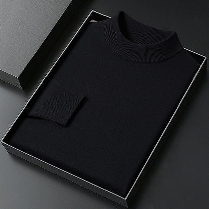 Maxwell | Refined Mock-Neck Sweater