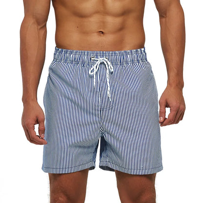 Heren Zwemshort met Print, Zakken en Trekkoord