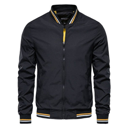 men's relaxed fit zip-up bomber jacket