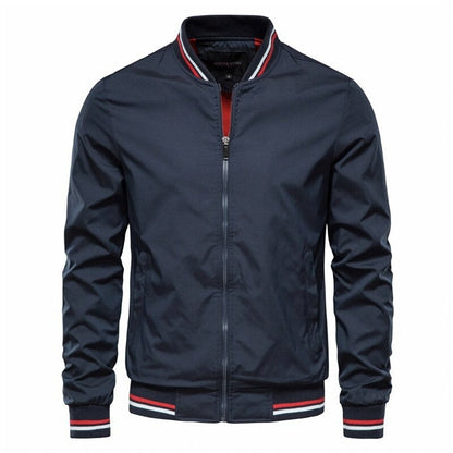 men's relaxed fit zip-up bomber jacket