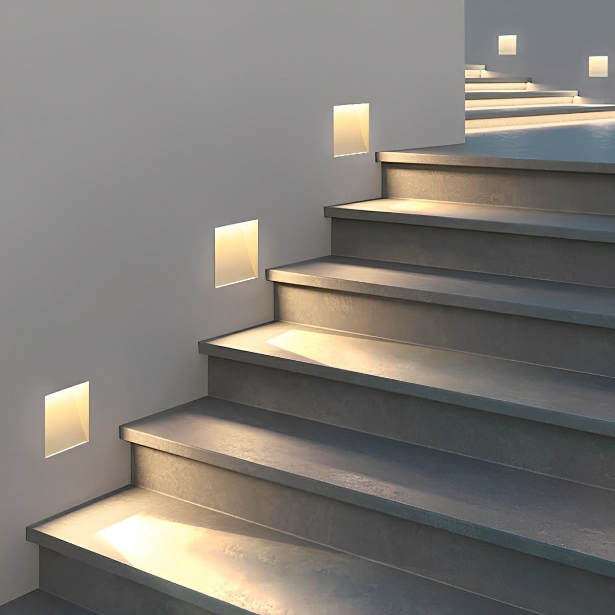 LED Wandlamp Rechthoekig Wit met Bewegingssensor voor Hal of Slaapkamer