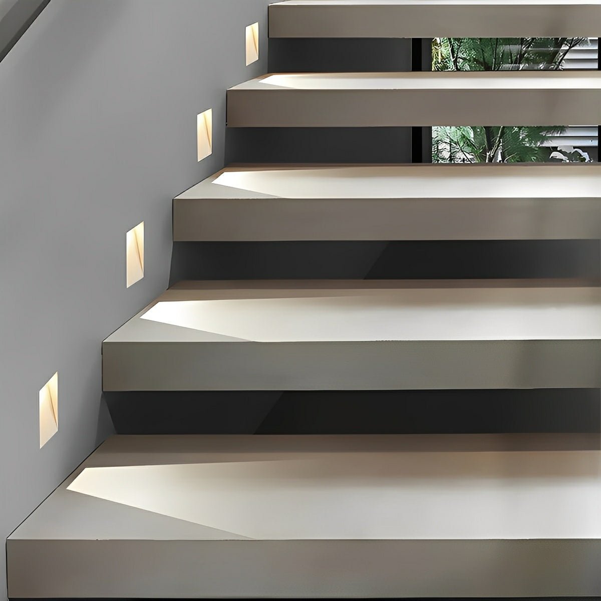 LED Wandlamp Rechthoekig Wit met Bewegingssensor voor Hal of Slaapkamer