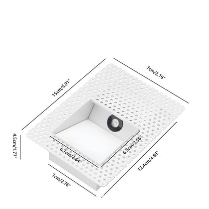 LED Wandlamp Rechthoekig Wit met Bewegingssensor voor Hal of Slaapkamer