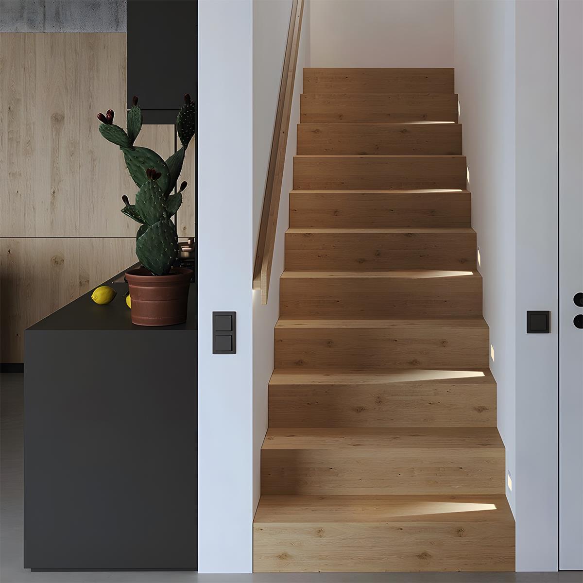 LED Wandlamp Rechthoekig Wit met Bewegingssensor voor Hal of Slaapkamer