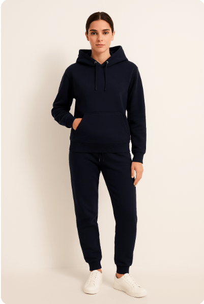Unisex Zacht Trainingspak met Hoodie en Joggerbroek – Comfortabel, Casual Sportoutfit