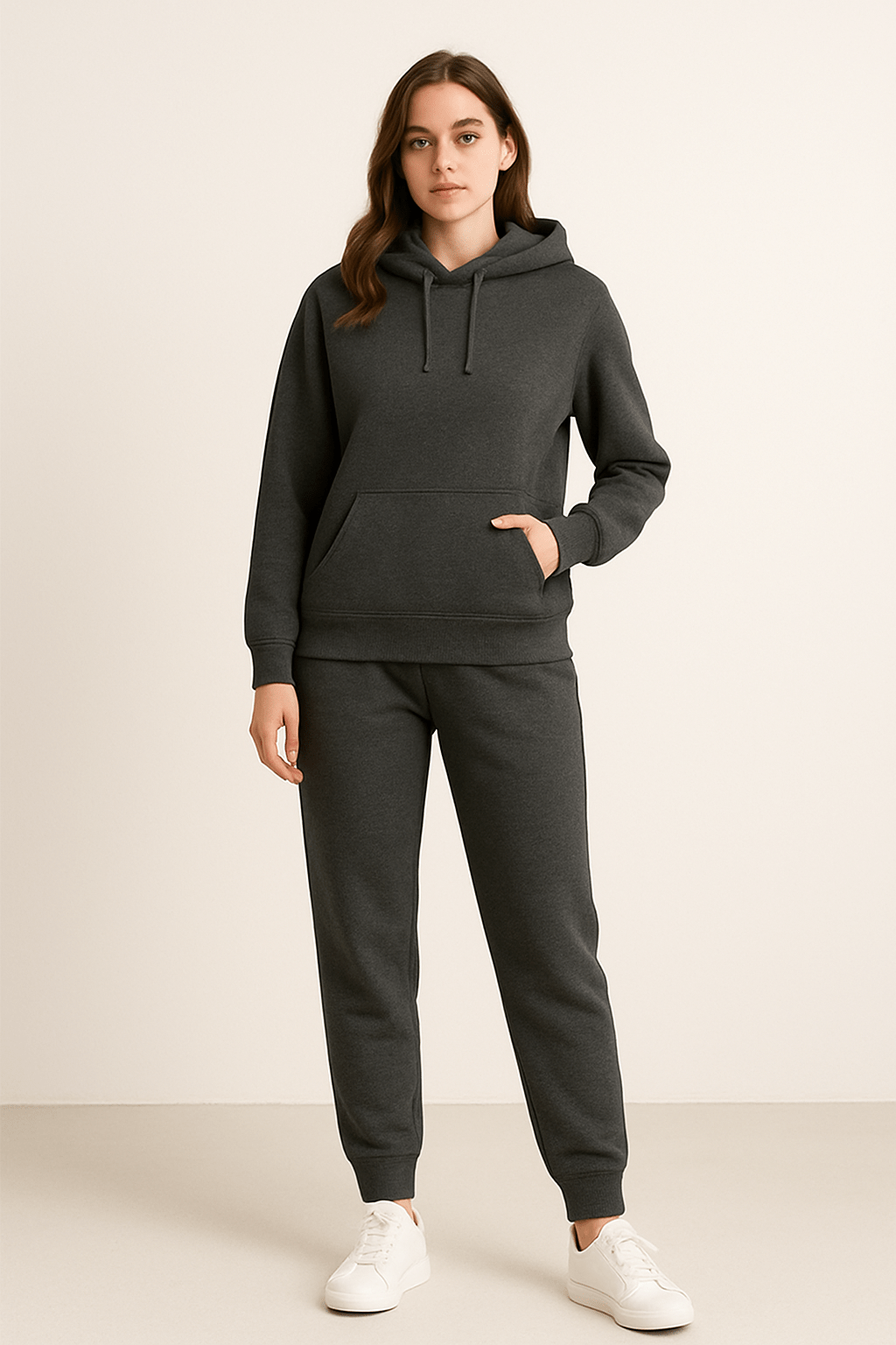 Unisex Zacht Trainingspak met Hoodie en Joggerbroek – Comfortabel, Casual Sportoutfit