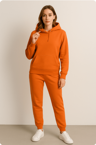 Unisex Zacht Trainingspak met Hoodie en Joggerbroek – Comfortabel, Casual Sportoutfit