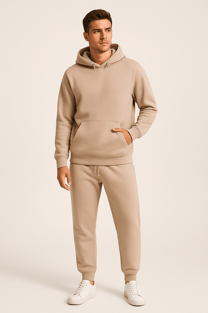 Unisex Zacht Trainingspak met Hoodie en Joggerbroek – Comfortabel, Casual Sportoutfit