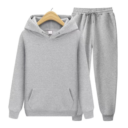 Unisex Zacht Trainingspak met Hoodie en Joggerbroek – Comfortabel, Casual Sportoutfit