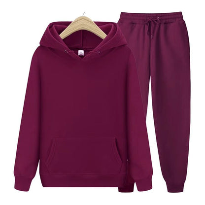 Unisex Zacht Trainingspak met Hoodie en Joggerbroek – Comfortabel, Casual Sportoutfit