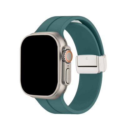 Nava-Bands Teal Twist / 42 / 44 / 45 / 49mm / Starlight Silver Nava-Bands Silicone Nautico Bands