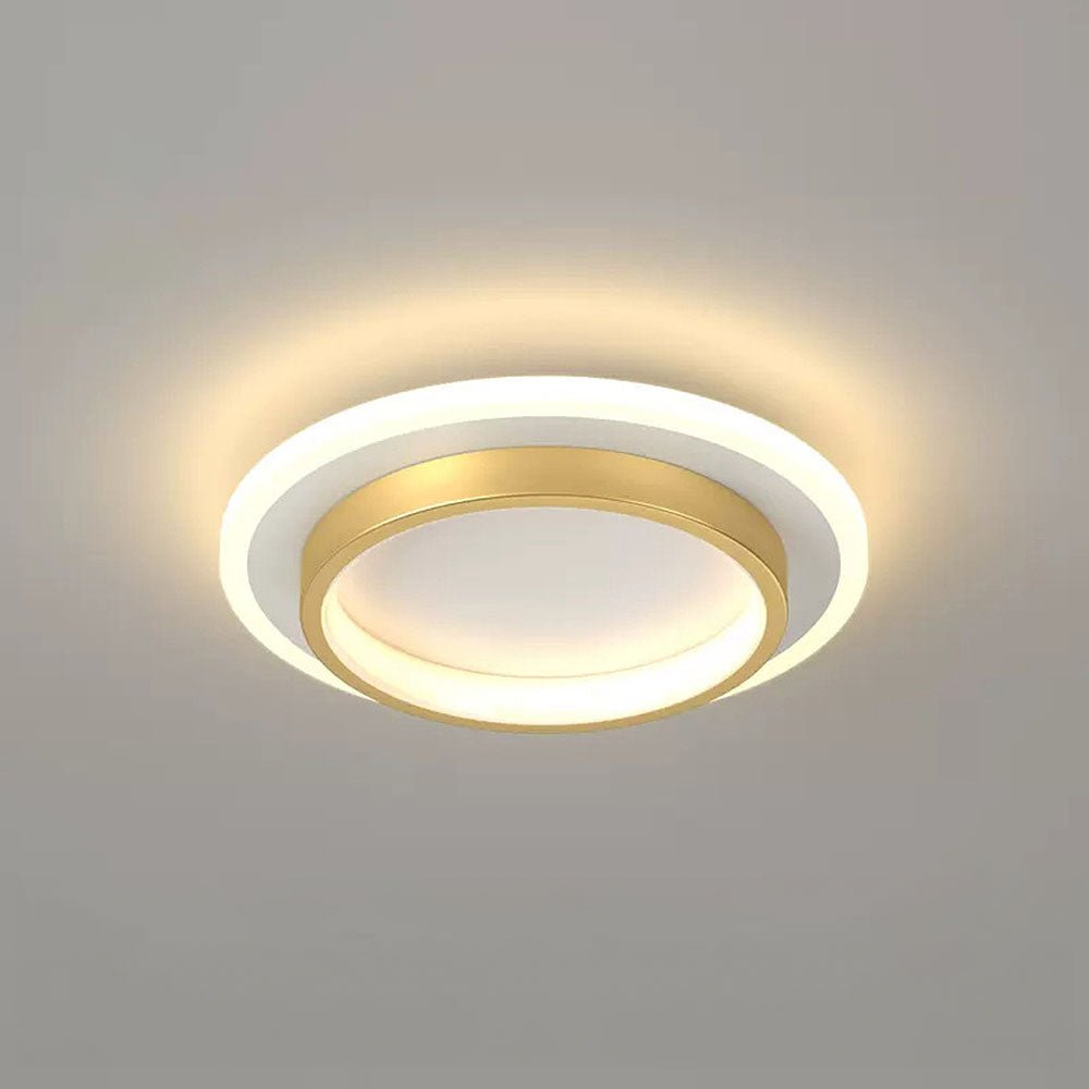 Nowoczesna Okrągła Metalowa Akrylowa Lampa Sufitowa LED do Korytarza View 28