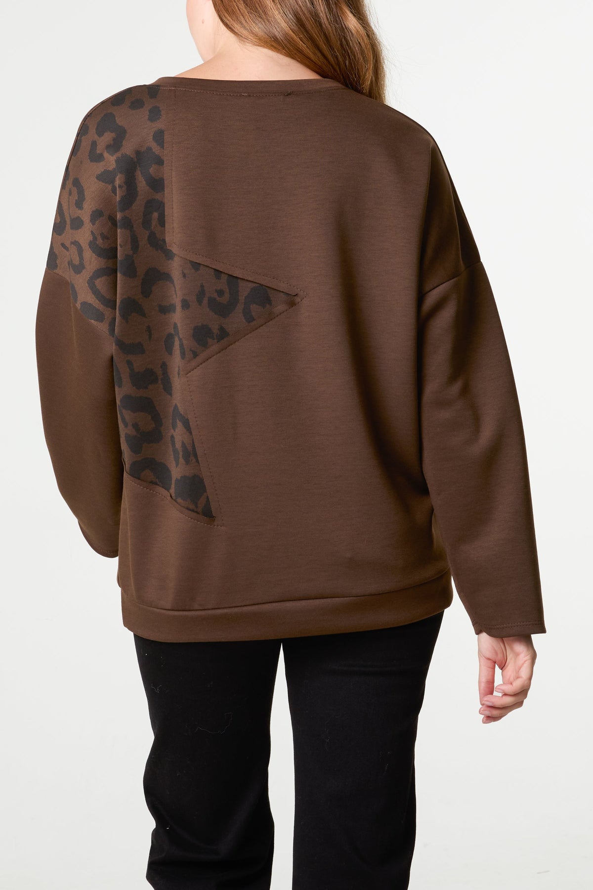 Dames Trui met Ster- en Studdetails – Gebreide Pullover