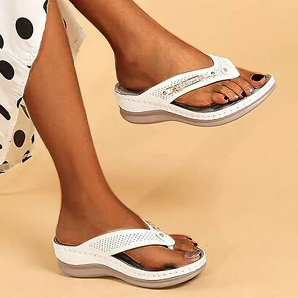 Dames Teenslippers Orthopedisch met Memory Foam Zool - Comfortabele Zomerslippers