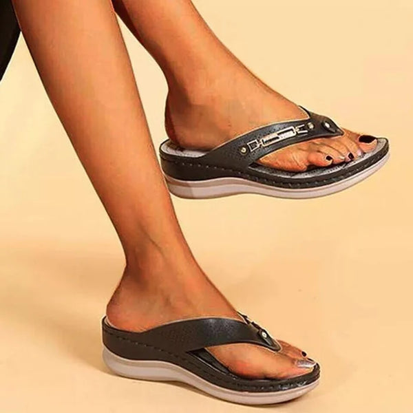 Dames Teenslippers Orthopedisch met Memory Foam Zool - Comfortabele Zomerslippers