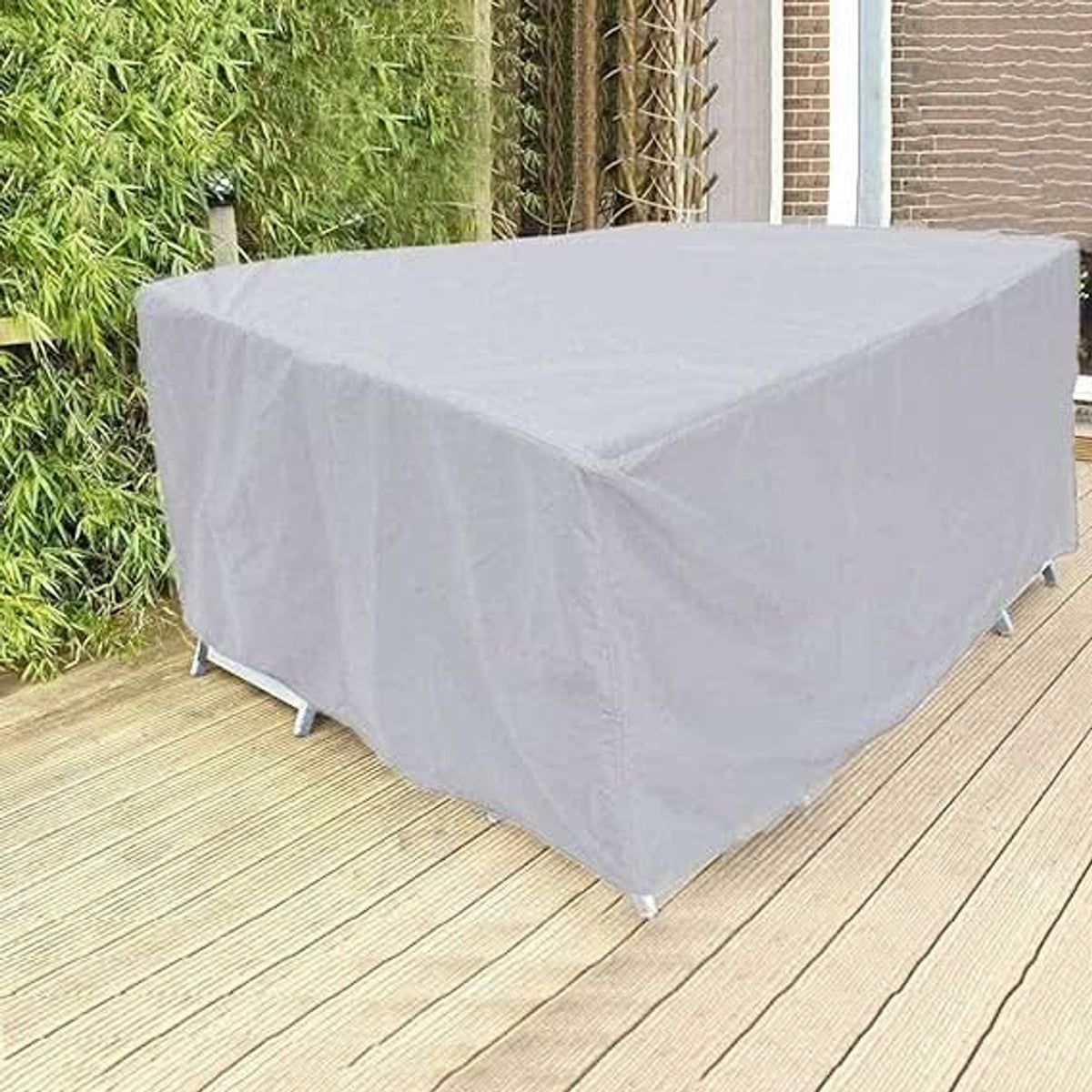 outdoor furniture cover set in silver