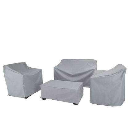 outdoor furniture cover set in silver