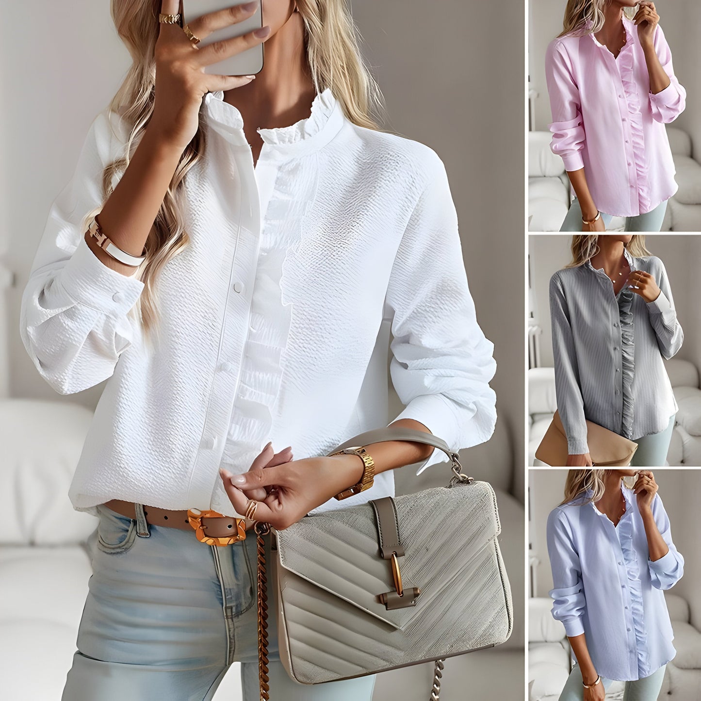Athena - Elegante & Comfortabele Blouse