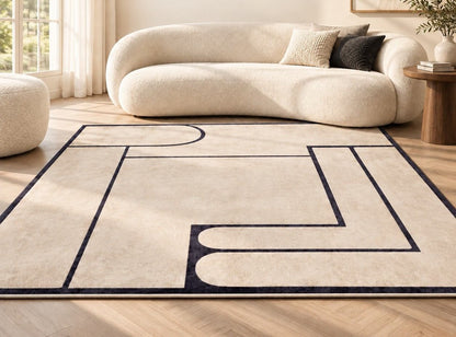 Vloerkleed Geometrisch Patroon Woonkamer