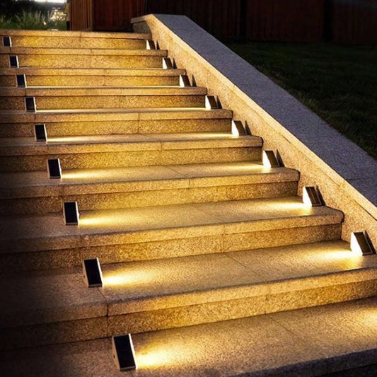 Solar Traplampen Buiten – Waterdichte LED Verlichting Trap