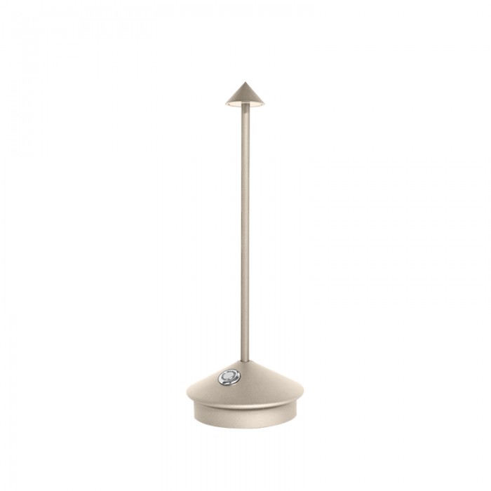 Draadloze LED Tafellamp Oplaadbaar Dimbaar Wit en Goud