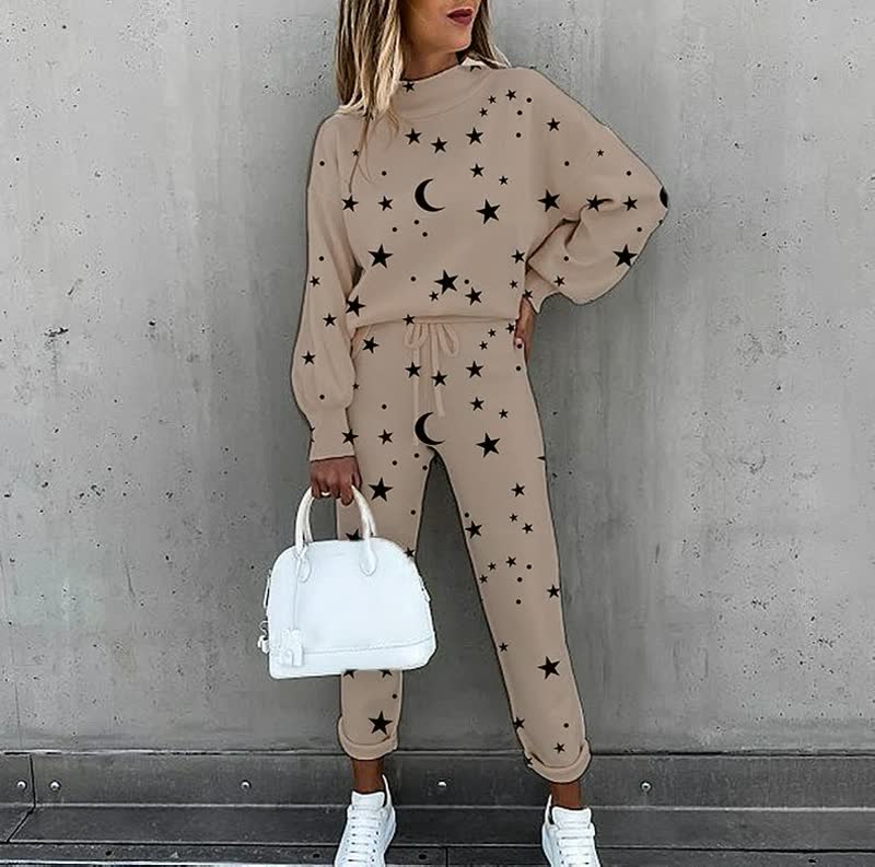 Dames Casual Trainingspak – Comfortabele Set voor Herfst en Sportactiviteiten