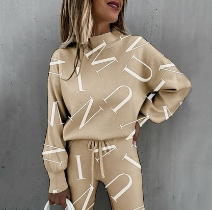Dames Casual Trainingspak – Comfortabele Set voor Herfst en Sportactiviteiten