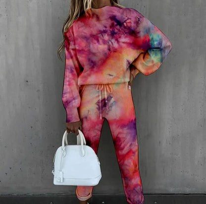 Dames Casual Trainingspak – Comfortabele Set voor Herfst en Sportactiviteiten