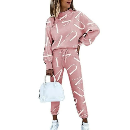 Dames Casual Trainingspak – Comfortabele Set voor Herfst en Sportactiviteiten