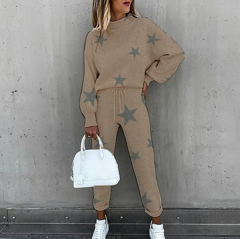 Dames Casual Trainingspak – Comfortabele Set voor Herfst en Sportactiviteiten
