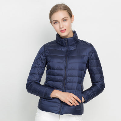 Dames Lichtgewicht Donsjas – Gewatteerde Puffer Tussenjas voor Herfst en Winter, Casual Outdoor