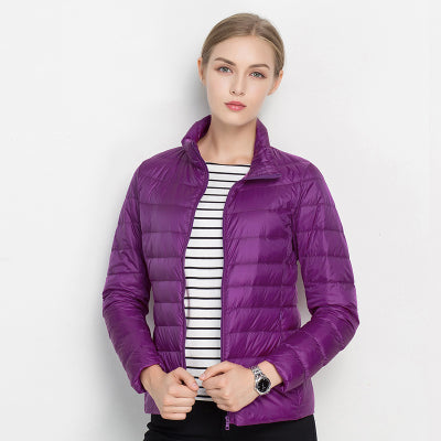 Dames Lichtgewicht Donsjas – Gewatteerde Puffer Tussenjas voor Herfst en Winter, Casual Outdoor